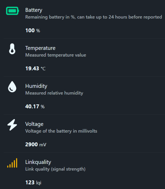 Assistant Expose Einstellungen zu Tuya TH02Z