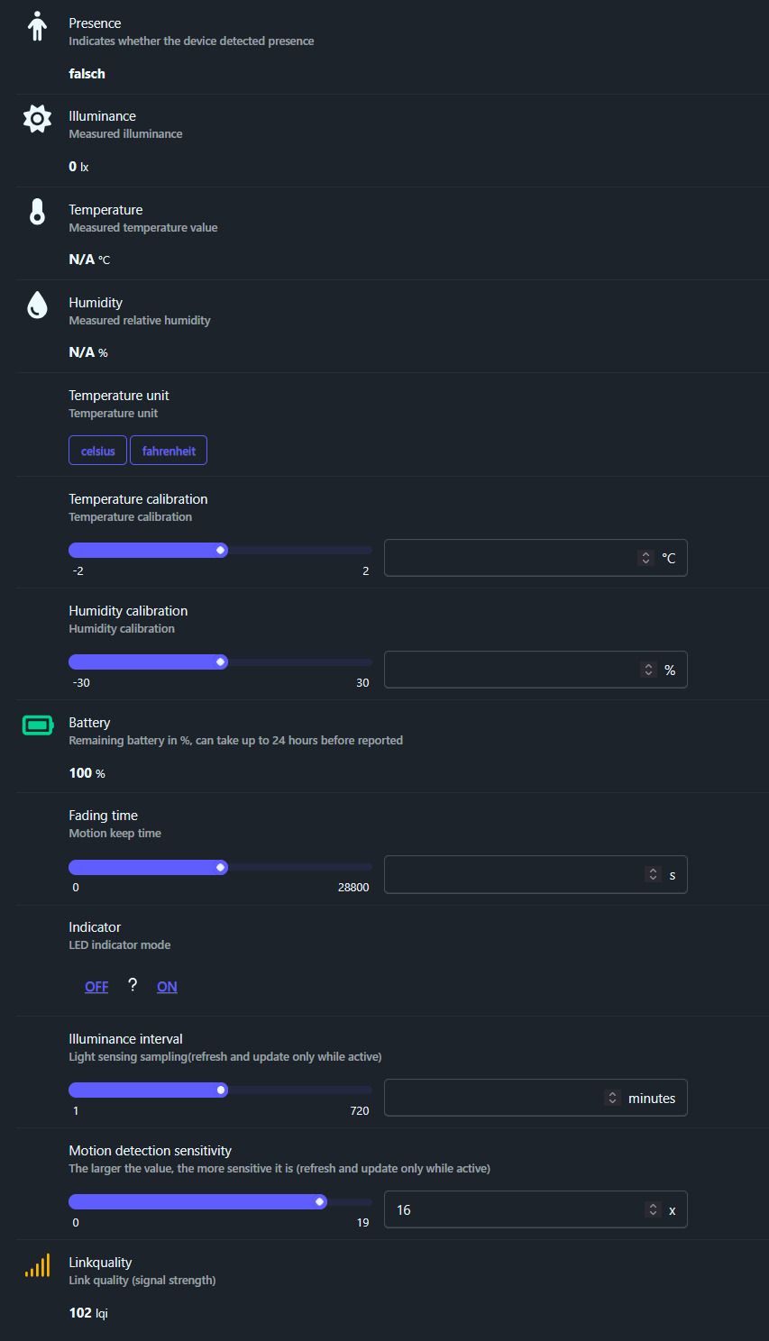 Assistant Expose Einstellungen zu HOBEIAN ZG-204ZV